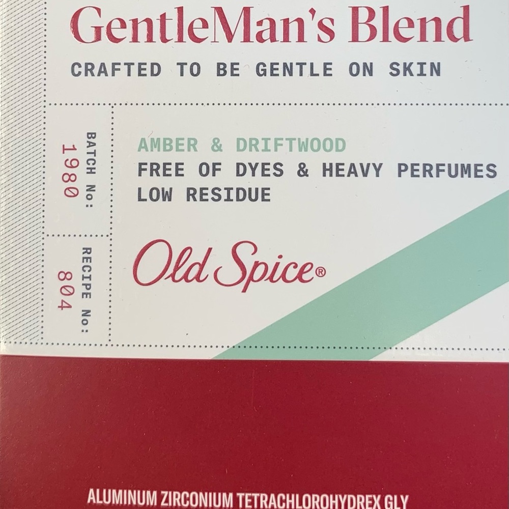 Old spice Amber & Driftwood Deodorant